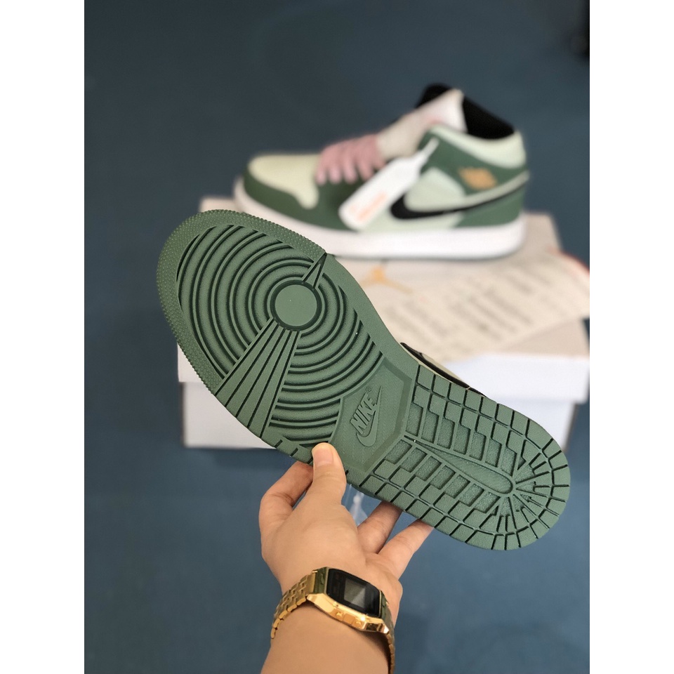 [More&amp;More] Giày Sneaker JD 1 Mid &quot;Dutch Green&quot; x OG bản cao cấp MSN2267