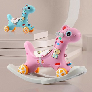 Ngựa bập bênh chòi chân 2 in 1 cho bé, ngựa bập bênh cho bé