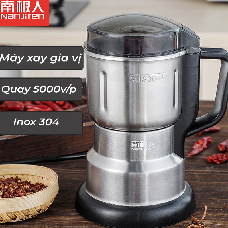 Máy xay hạt đa năng xay cà phê hạt tiêu hạt ngũ cốc gia vị đa năng mini xay mịn tất cả các loại hạt