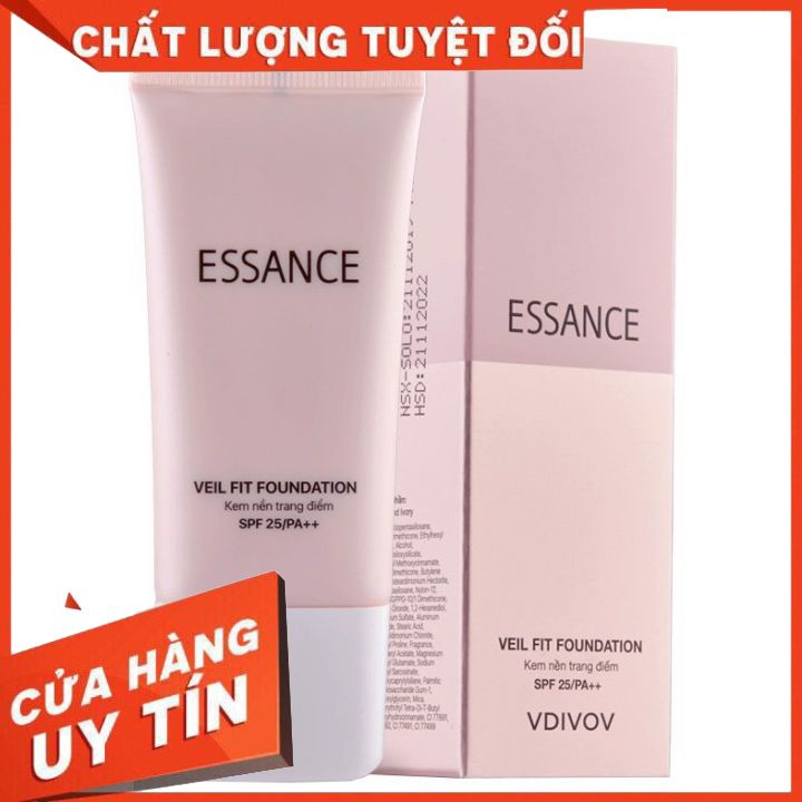 Kem Nền Essance Bền Màu Che Khuyết Điểm #21 Sắc Da Sáng 30ml số 23 màu da tối  che khuyết điểm  đều màu (mẫu mới hàng ct