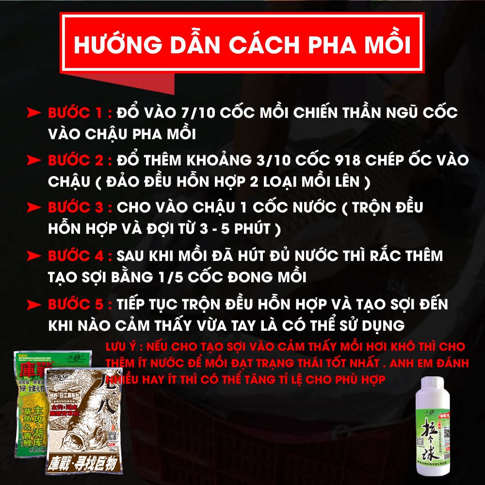 Mồi Câu Trắm Cỏ Mới Siêu Nhạy - Mồi Câu Lão Quỷ Bài Mồi Câu Đài Chuyên Câu Cá Trắm Hiệu Quả và Đơn Giản