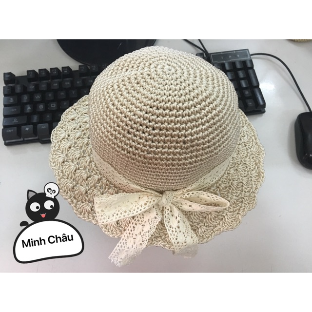 Mũ vành handmade cho bé