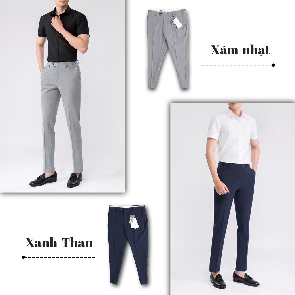 Quần Âu Nam AMINTINO Quần Tây Nam Thời Trang Cao Cấp Trẻ Chất Vải Co Giản Nhẹ