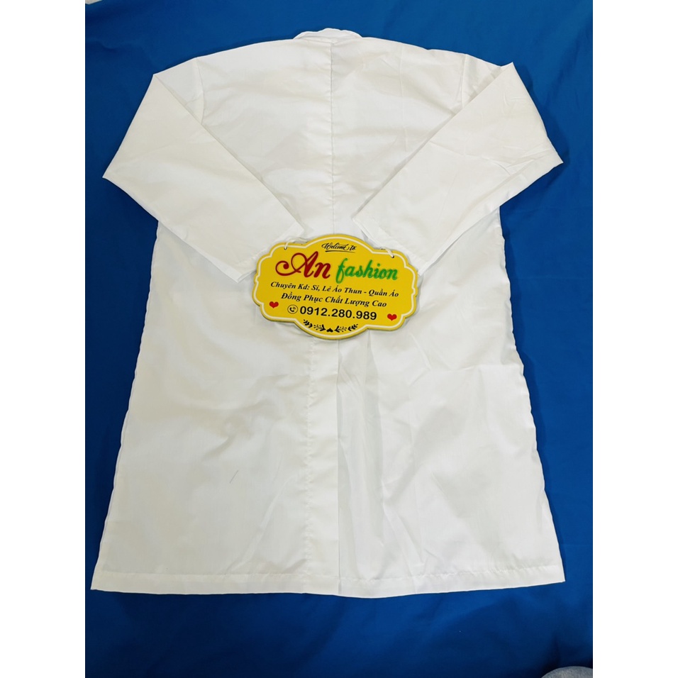Combo cả bộ Áo Quần Mũ Blouse Trắng Điều Dưỡng, Áo Bác Sĩ, Dược Sĩ vải kate Ý tốt _ Hình chụp thật