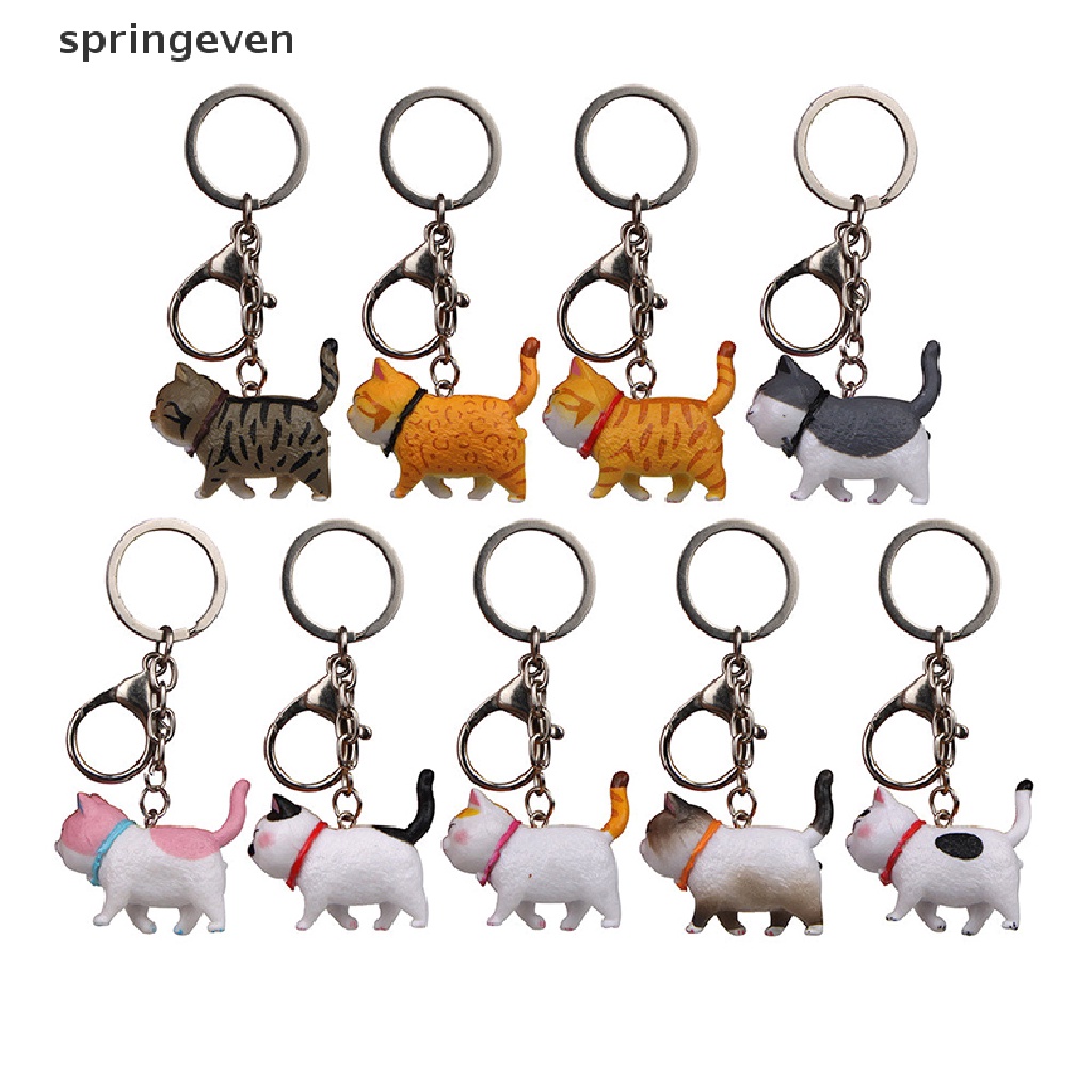 Móc Khóa Hình Mèo Con Lắc Đầu Dễ Thương