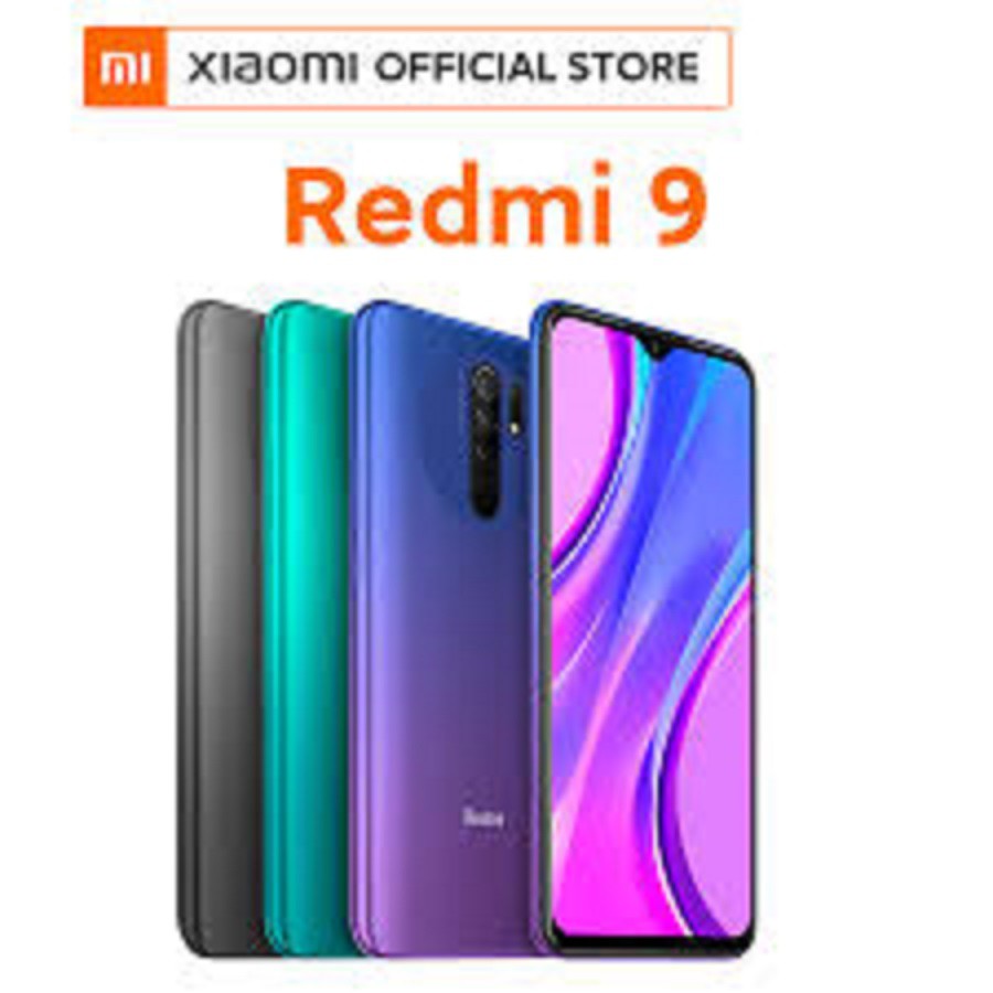 [Mã 77ELSALE hoàn 7% đơn 300K] điện thoại Xiaomi Redmi 9 ram 4G/64G 2sim mới Chính Hãng