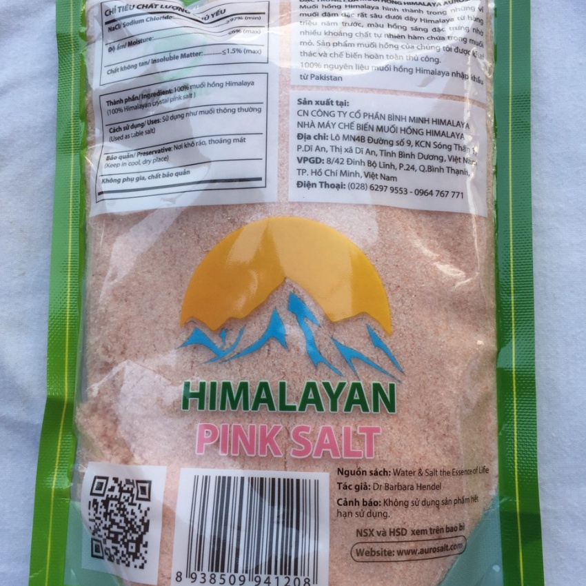 Muối hồng Hymalaya túi 500gram