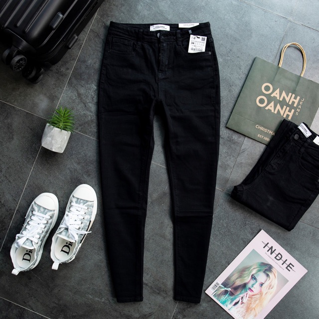 Jeans đen skinny. Hàng chất lượng cao