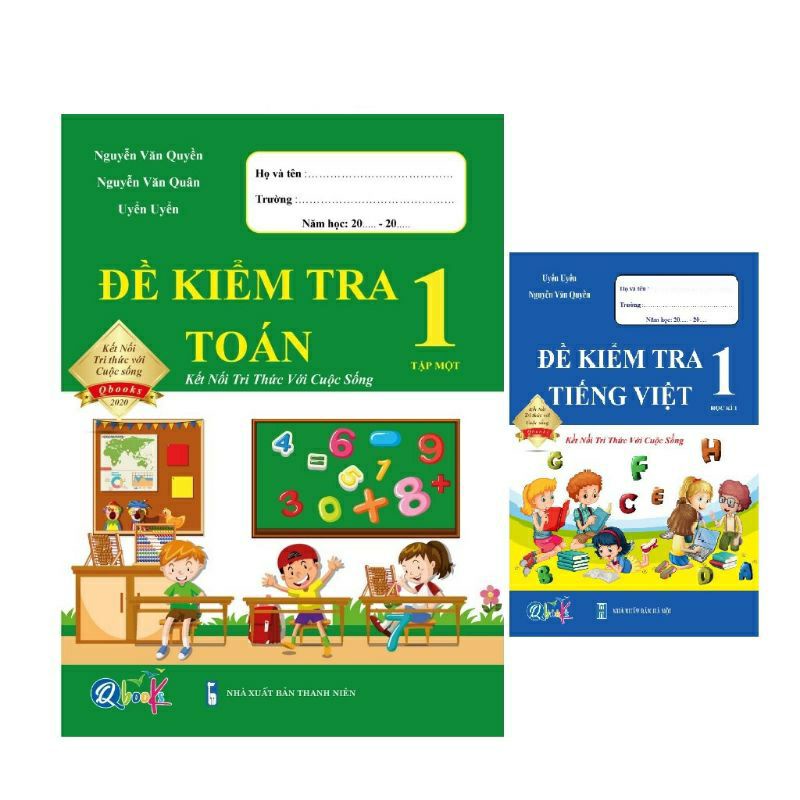 Sách - Combo Đề Kiểm Tra Và Bài Tập Tuần Toán Và Tiếng Việt Lớp 1 - Kết Nối Tri Thức Với Cuộc Sống - Cả Năm