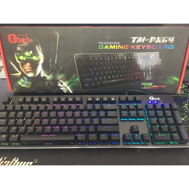 Bàn Phím Cơ Gaming Có Dây Xtech TM-PK64