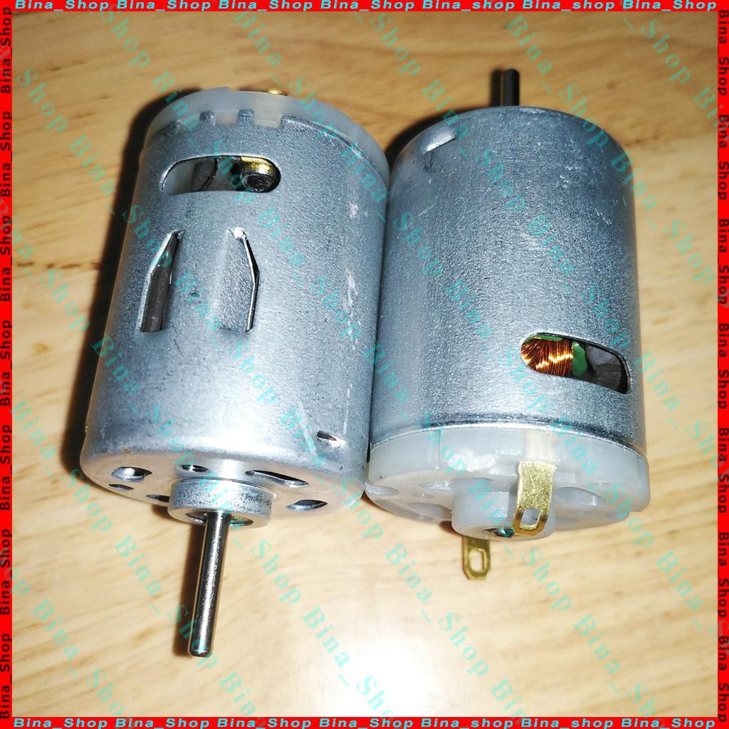 Mô tơ chổi than DC 12V động cơ motor đường kính trục 2.3mm