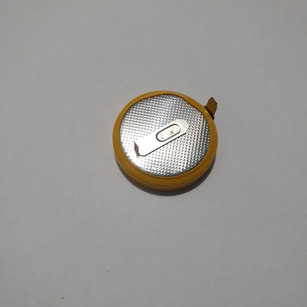 Pin nuôi nguồn nồi cơm điện CR2450 dạng pin cúc áo có chân hàn Lithium 3V - Loại chân nằm