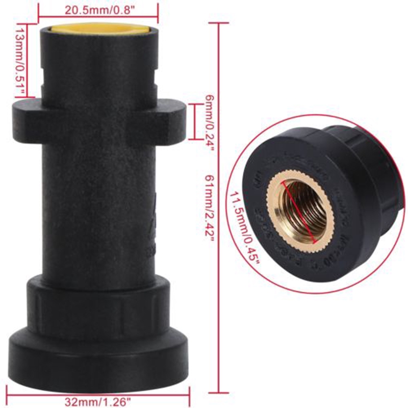 KARCHER Đầu Nối Vòi Xịt Nước 1/4BSP Cao Cấp