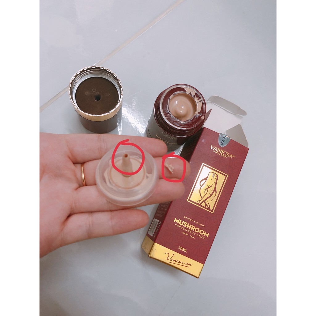 KEM NỀN VANESA CC ĐỎ HỒNG SÂM TẶNG CHUỐT MI MASCARA | BigBuy360 - bigbuy360.vn