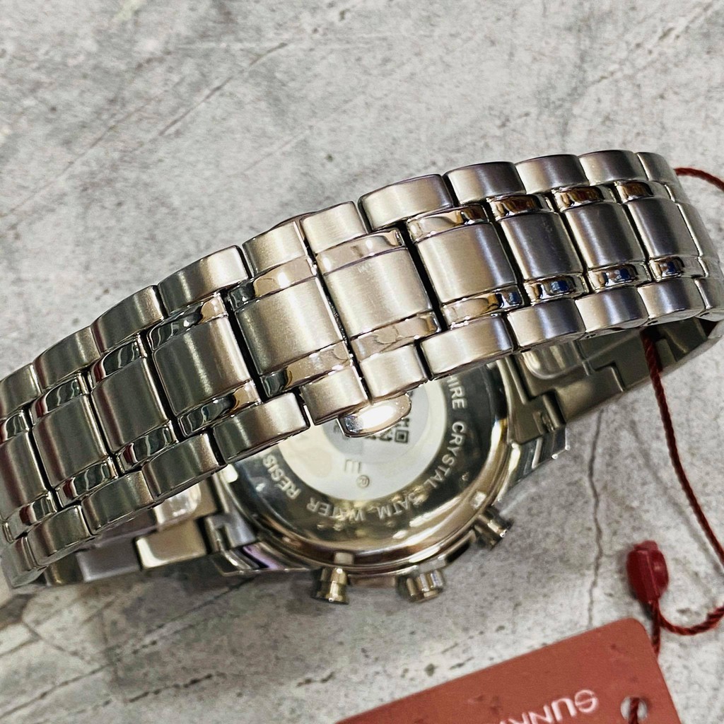 Đồng hồ Sunrise Nam chính hãng M1135SA.D.D - kính saphire chống trầy - chống nước 30