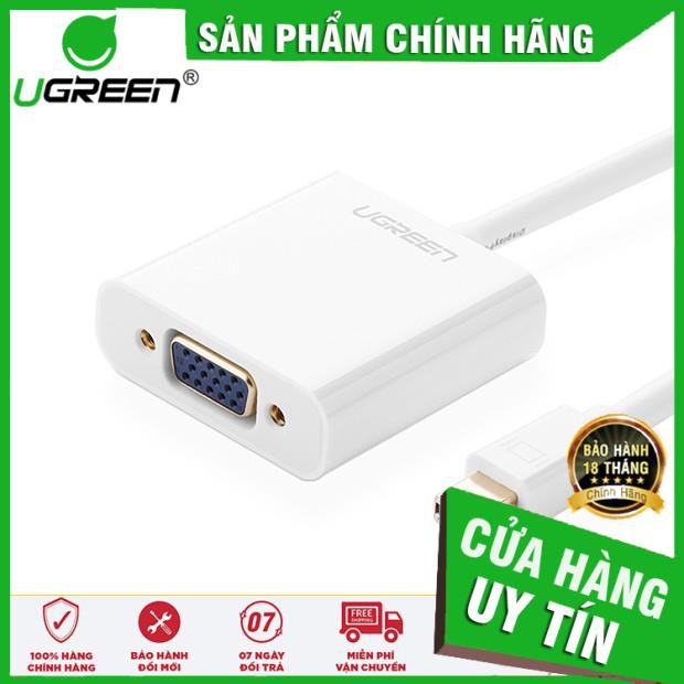 Cáp Mini DisplayPort to VGA Ugreen 10458 ✔HÀNG CHÍNH HÃNG ✔