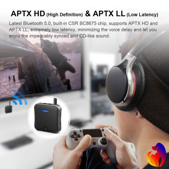Bộ thiết bị thu phát âm thanh bluetooth 5.0 CSR8675 Aptx HD