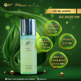 Cốt yến dưỡng ẩm cân bằng da nhạy cảm Saffron Dr Lacir (Lamer Care)