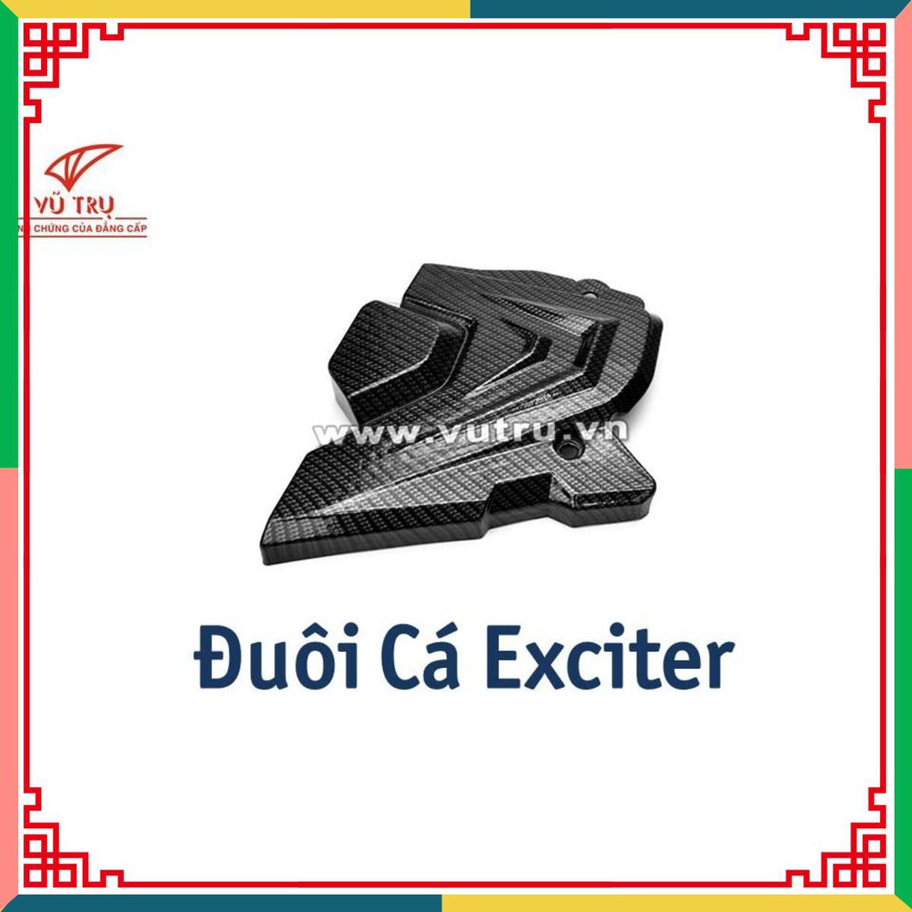 Che nhông đuôi cá CARBON xe Exciter 150 hàng chuẩn loại 1