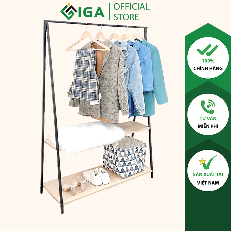 Giá Treo Quần Áo IGA Rossi 2F Phong Cách Hàn Quốc - GM03