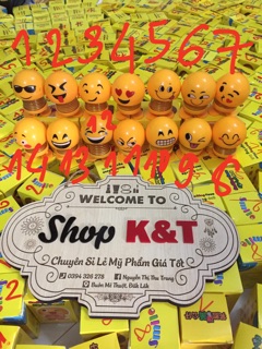 Combo 40 thú nhún Emoji (hàng sẵn - hình chụp thật)