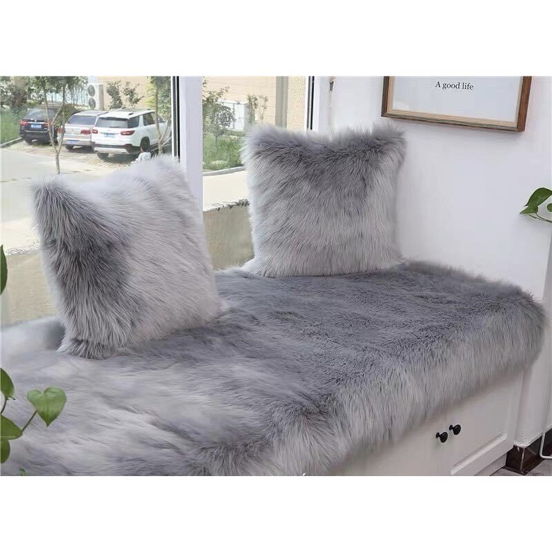 Gối lông thú - gối sofa phòng khách