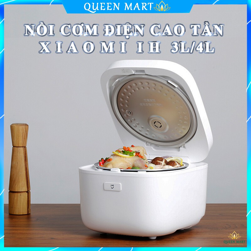 Nồi Cơm Điện Cao Tần XIAOMI Đa Năng – Công Suất 1430W, Dung tích 3L và 4L, Dày 3mm TẶNG KÈM vỉ hấp và thìa Xới - Q070