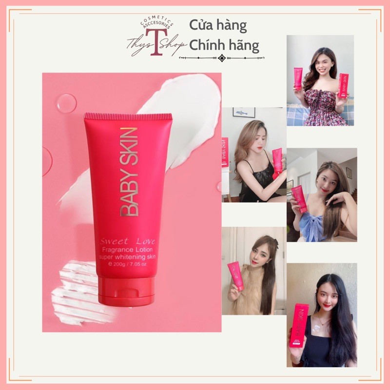 [Hàng chính hãng]- Kem trắng da body- Baby Skin Sweet Love Fragance Lotion | BigBuy360 - bigbuy360.vn