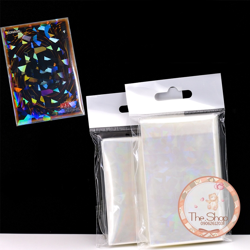 [Mã LIFEB04ALL giảm 10% tối đa 15K đơn 0Đ] Sleeve Hologram Mảnh Vỡ Bọc Bảo Vệ Thẻ Bài Hiệu Ứng Lấp Lánh