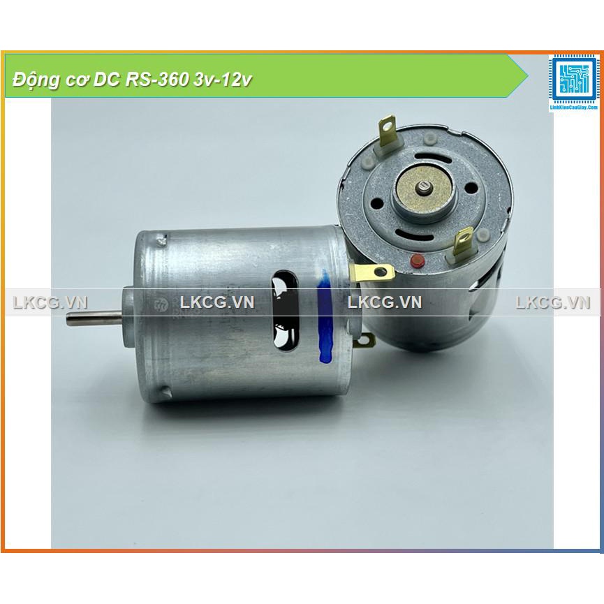 [FreeShip] Động cơ DC RS-360 3v-12v
