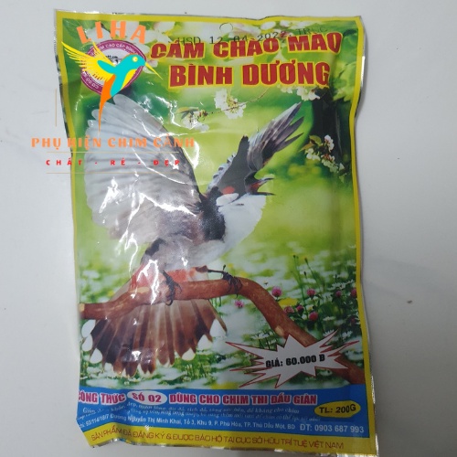 Cám Chào Mào Bình Dương  200gr - Dành Cho Chim Thi Đấu