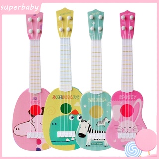 Đồ chơi đàn guitar mini 4 dây dễ thương cho bé tập học nhạc