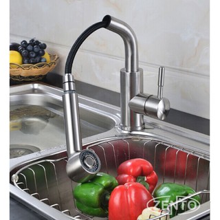 Vòi rửa bát nóng lạnh inox 304 Zento SUS3315