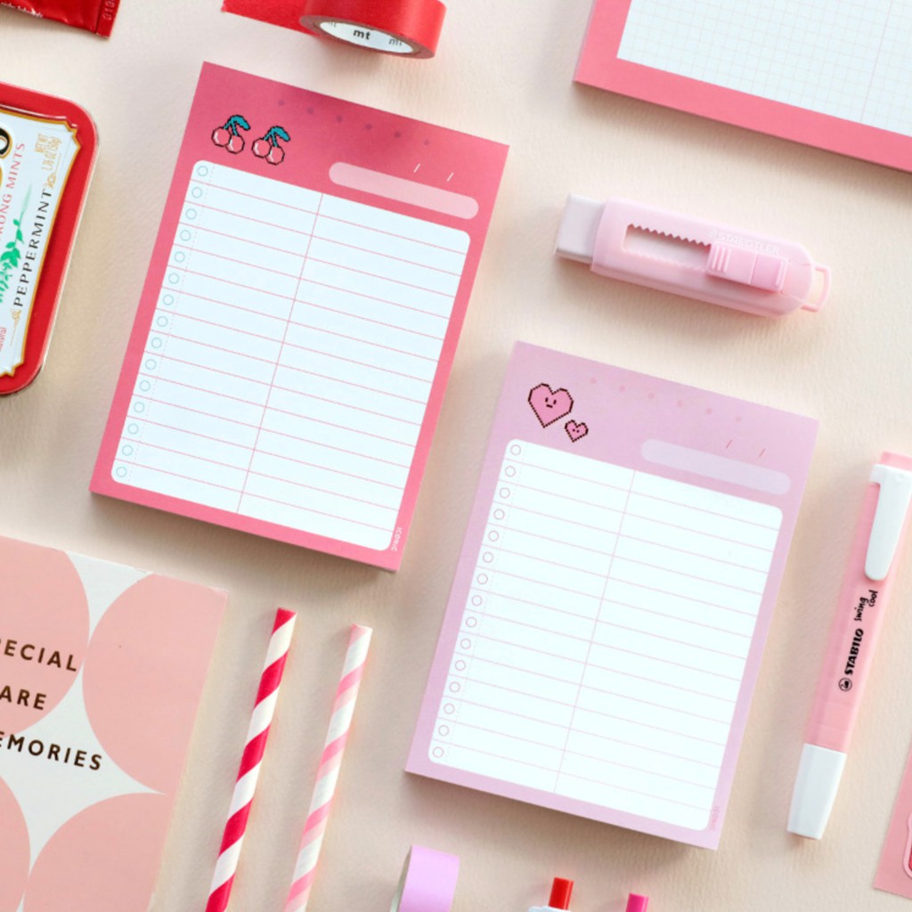 Giấy note/ Notepad ICONIC Haru vocabulary note A6 - học từ mới