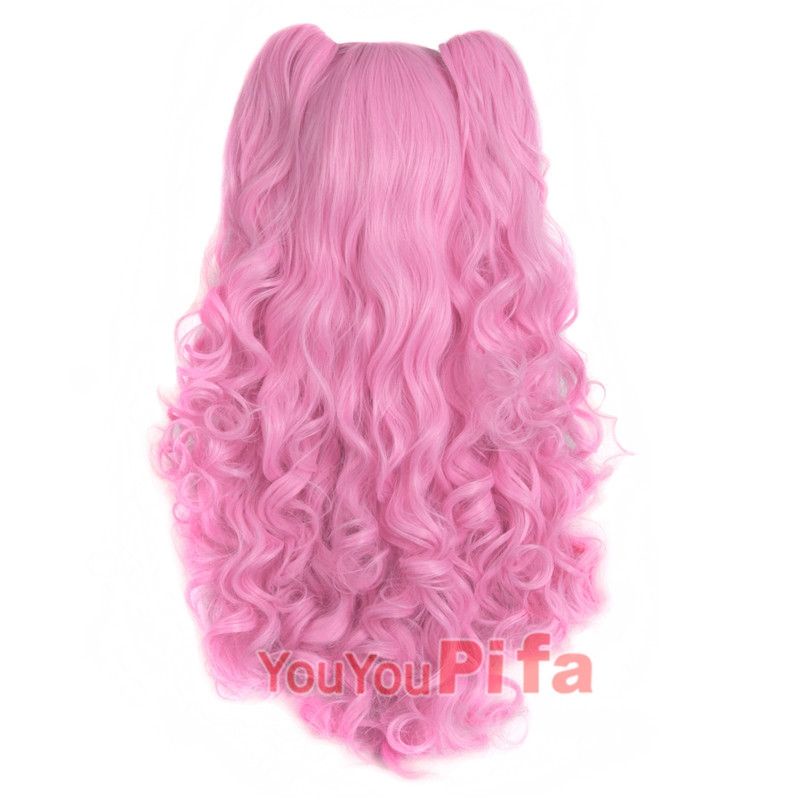 SSINGSTORE  Tóc giả wig uốn xoăn nhiều màu highlight chuyên dùng COSPLAY nhân vật Anime Manga Game