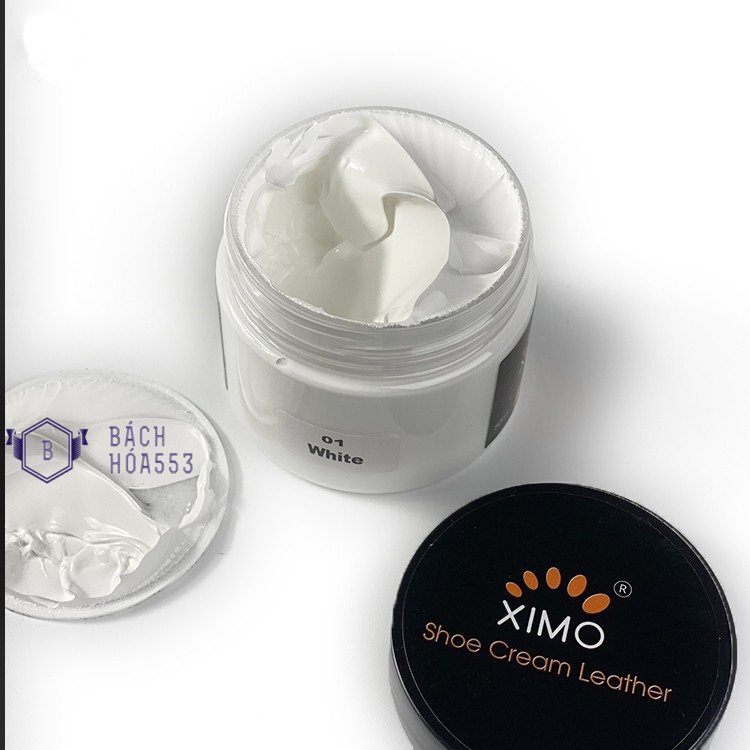 Hộp xi kem chuyên sửa vết bong tróc và đánh bóng cho giày da, đồ da Ximo - 50ml