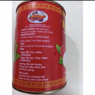 Vải thiều nước đường Thanh Hà