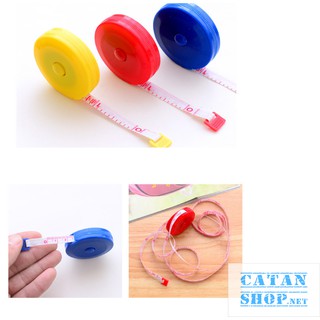 Thước Dây Rút Bỏ Túi Nhỏ Gọn Tiện Lợi 1,5m (Có nút tự động cuộn thu dây, màu ngẫu nhiên) GD326-thuocday1m5