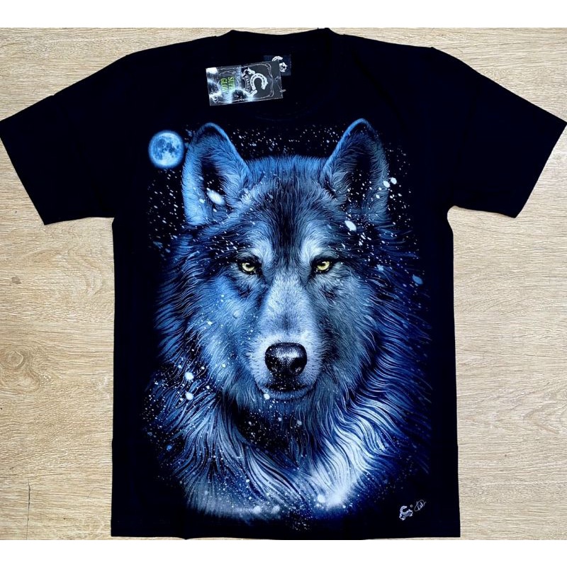 Áo Thun 3D Thái Lan hình sói tuyết dành cho nam và nữ