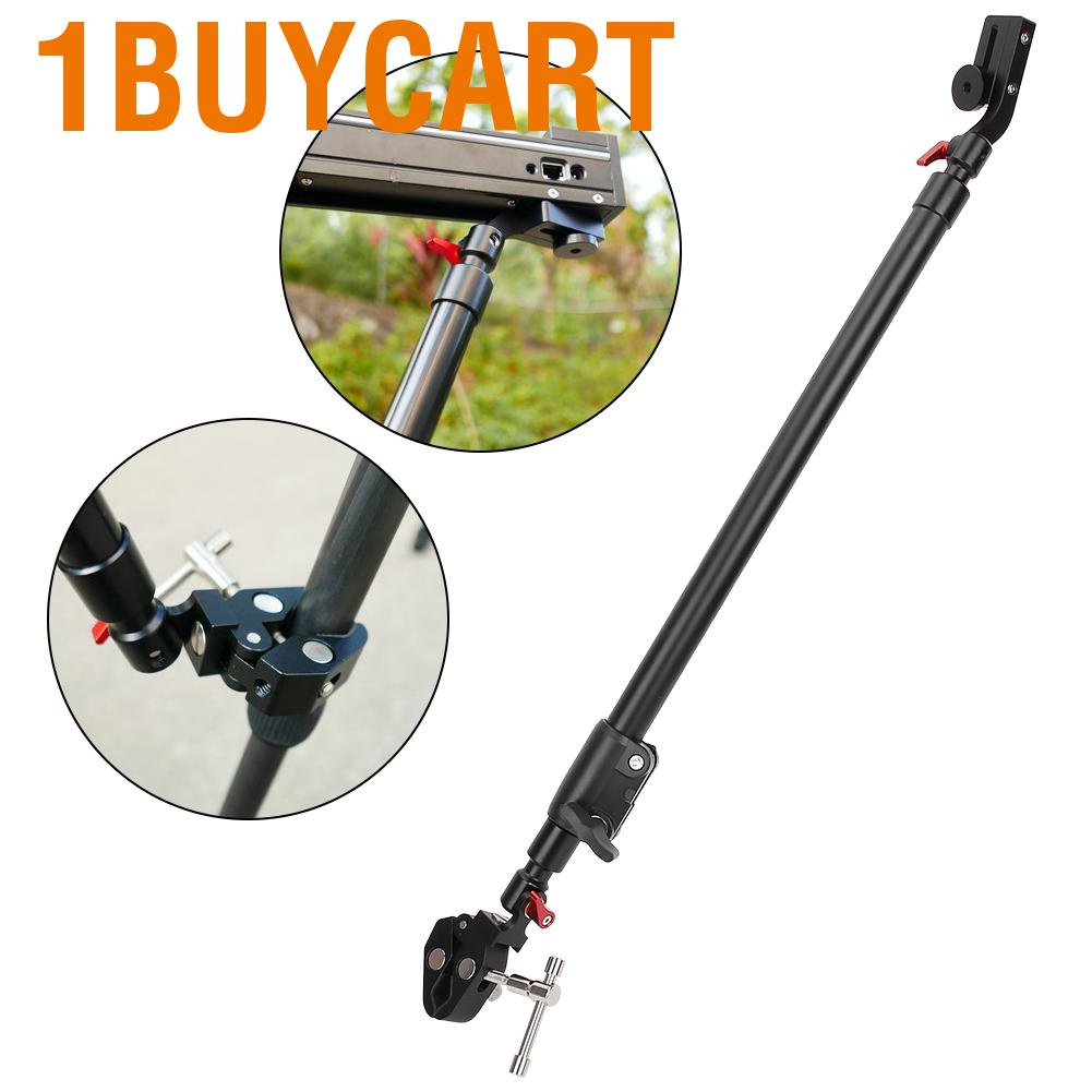 1buycart Support Tripod Rods  Durable Sturdy Stable Aluminium Alloy Black Camera Slider for Mobile Phone Outdoor Home
