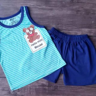 Bộ thun cotton 4c dày dặn cho bé