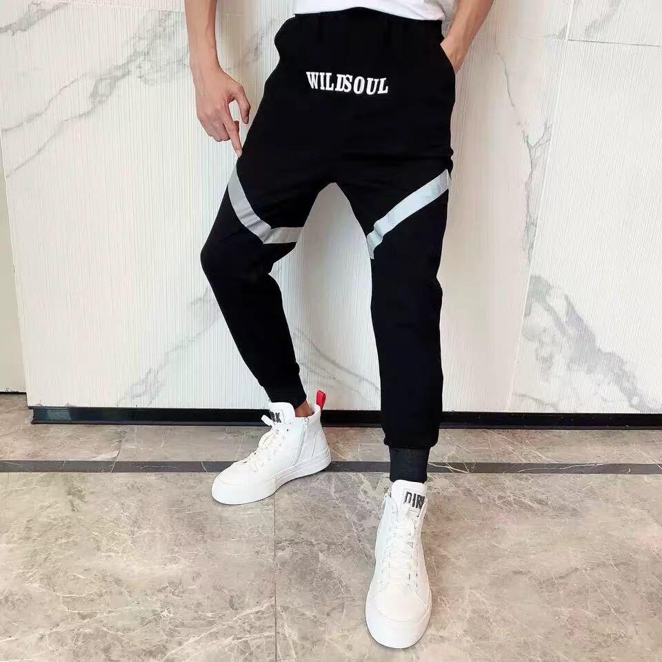 Quần Jogger Nam Kaki Phản Quang Phong Cách Hiphop Đường Phố Thể Thao Unisex Nam Nữ ANH DUY SHOP JGV07