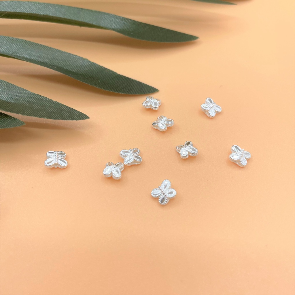 Charm nối hình bướm bạc thái loại nhỏ - Charm Bạc 925 - Mã CA590 CB172