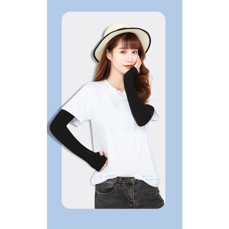 Găng Tay Chống Nắng Và Tia UV Bằng Lụa Lạnh Thời Trang Mùa Hè Hàng Mới Dành Cho Bạn Nữ Và Nam