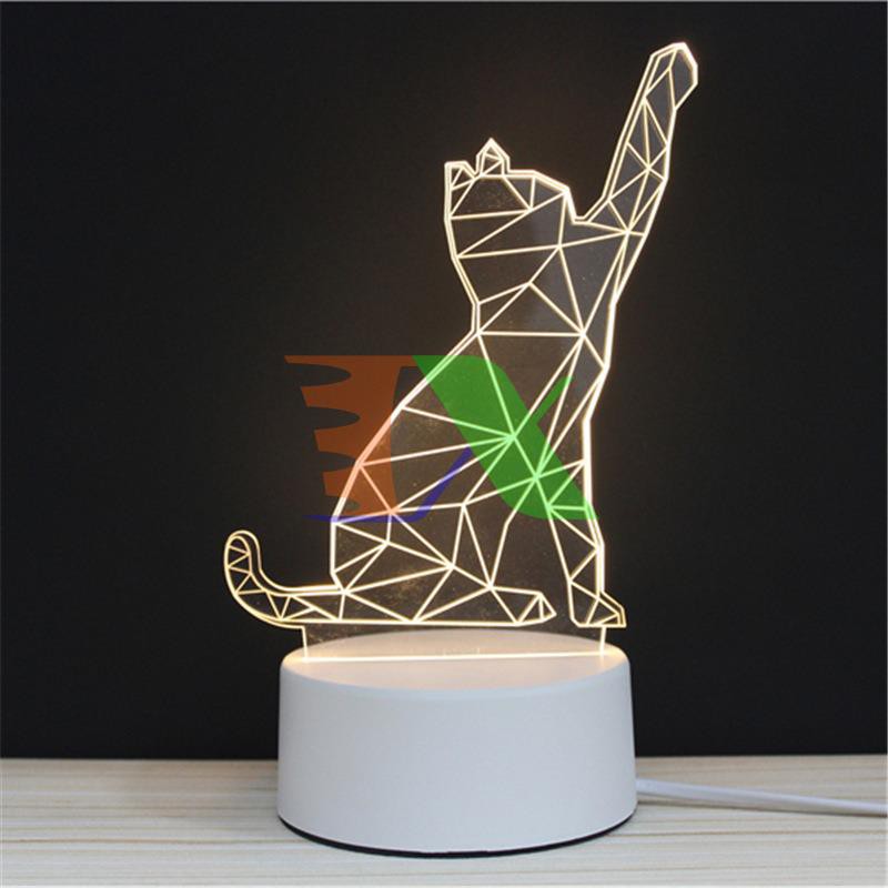 Đèn ngủ, đèn trang trí Led 3D phong cách Low Poly