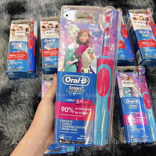 BÀN CHẢI ĐIỆN ORAL-B TRẺ EM