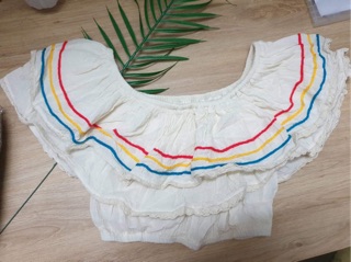 ÁO CROPTOP XÔ CẦU VỒNG