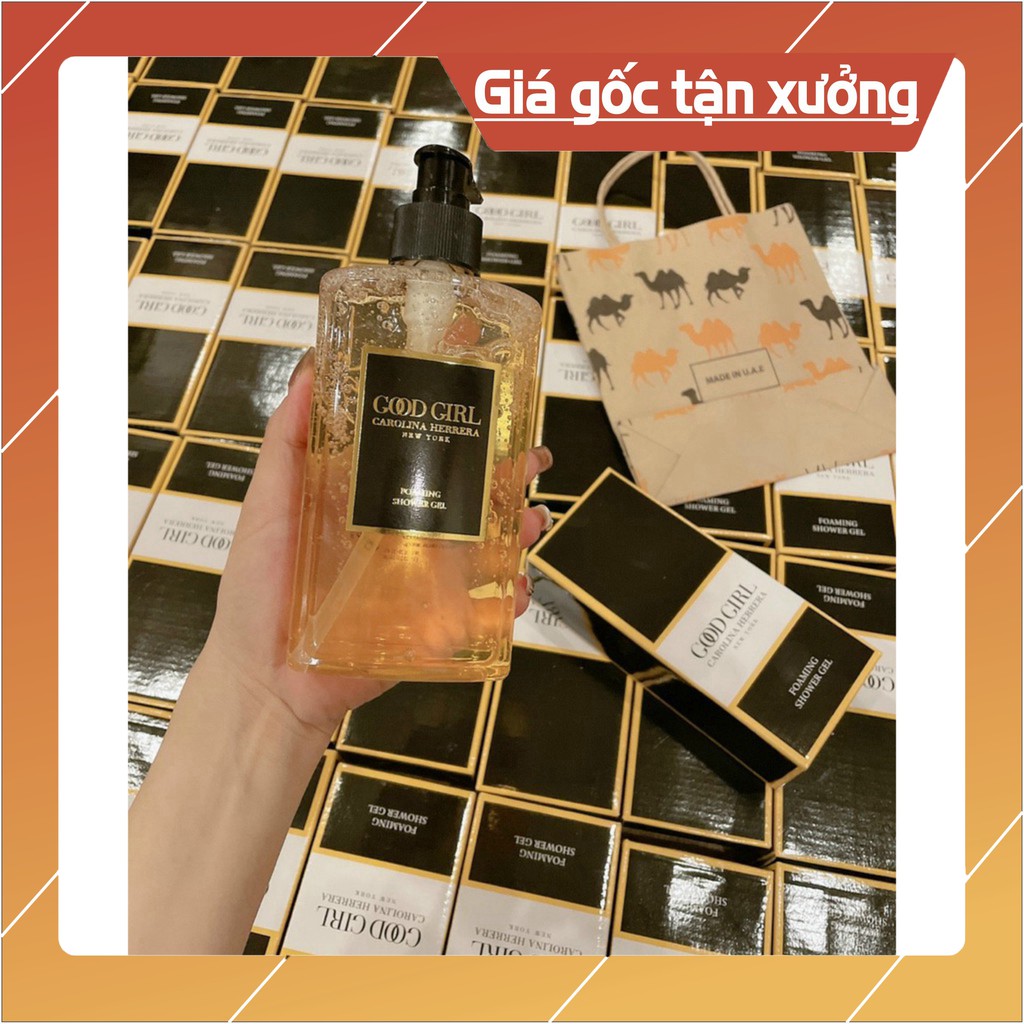 Sữa tắm nước hoa Dubai GOOD GIRL CAROLINA HERRERA 400ml (Lưu hương lâu,Hàng Chuẩn) [TESTER] Mỹ Phẩm Chính Hãng