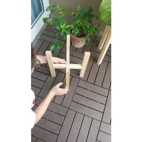 Đôn Gỗ Cây Cảnh - Giá Đỡ Chậu Cây Cảnh Trong Nhà Nhiều Kích Thước Chất Liệu Gỗ Thông Nhập Khẩu