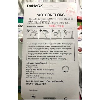 Móc Treo Dán Tường Chịu Lực